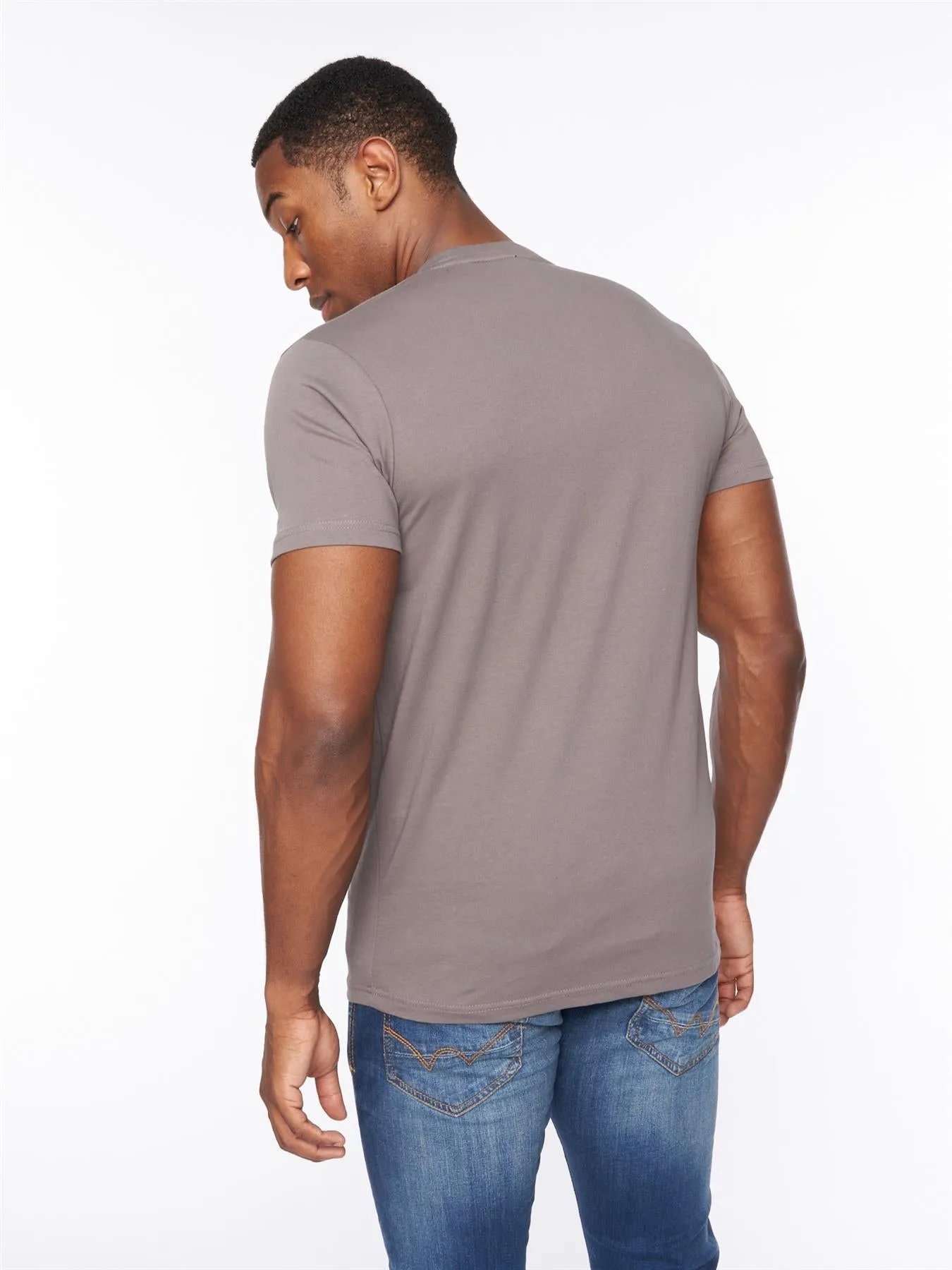 Upton T-Shirt Dark Grey sold by Henleys product image thumbnail 5