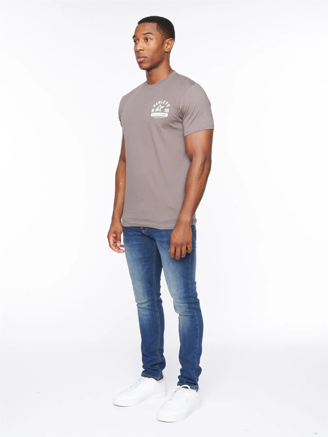 Upton T-Shirt Dark Grey sold by Henleys product image thumbnail 3