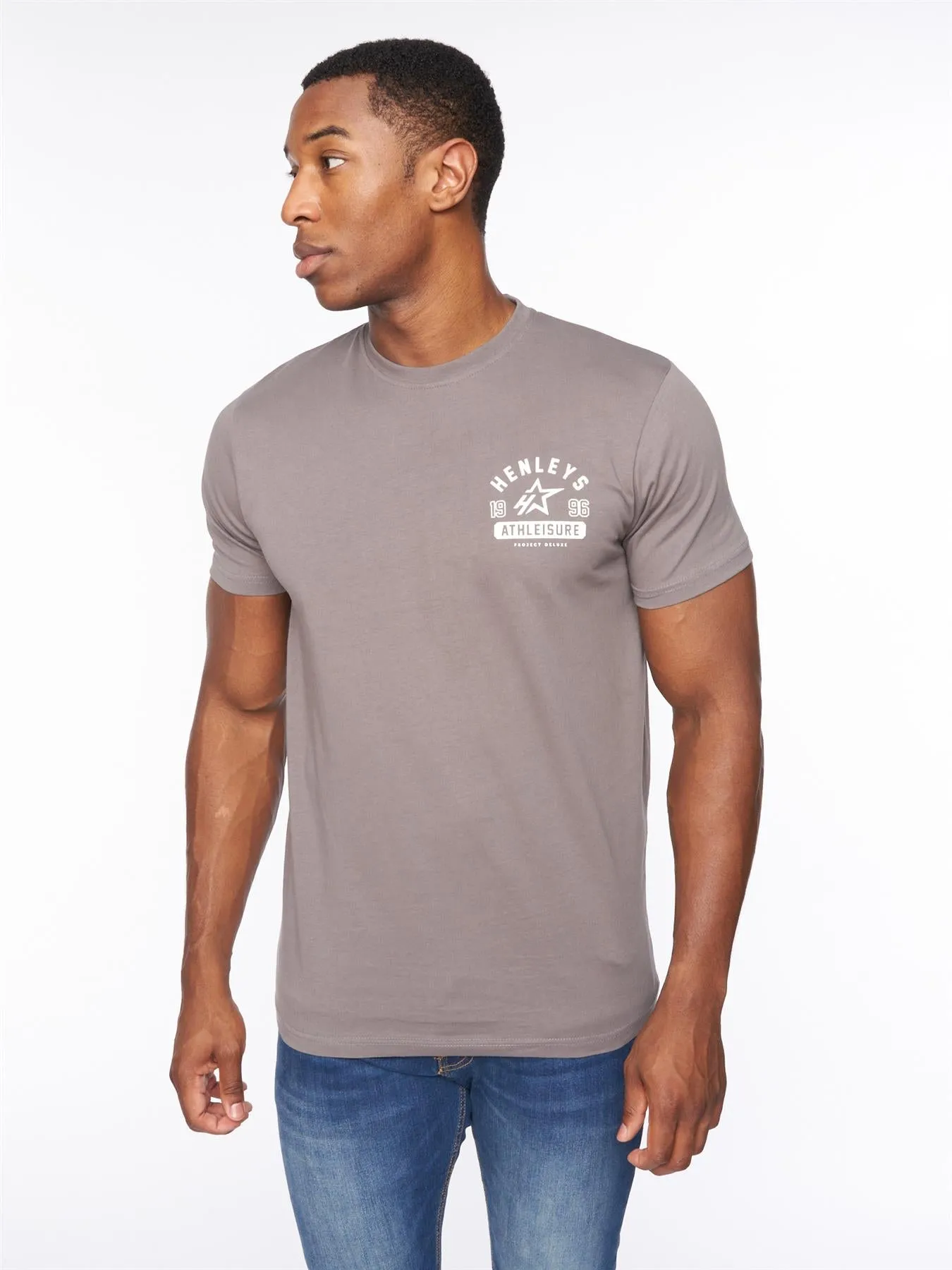 Upton T-Shirt Dark Grey sold by Henleys product image thumbnail 2