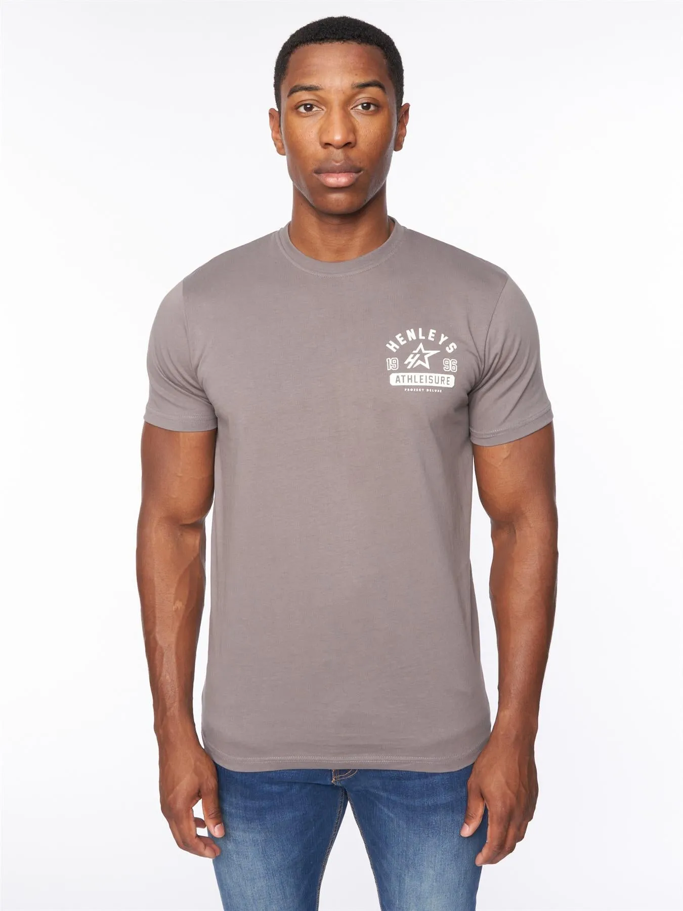 Upton T-Shirt Dark Grey sold by Henleys