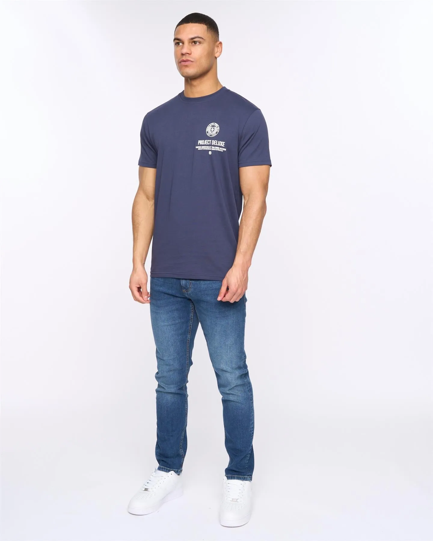 Henstamp T-Shirt Navy sold by Henleys product image thumbnail 2