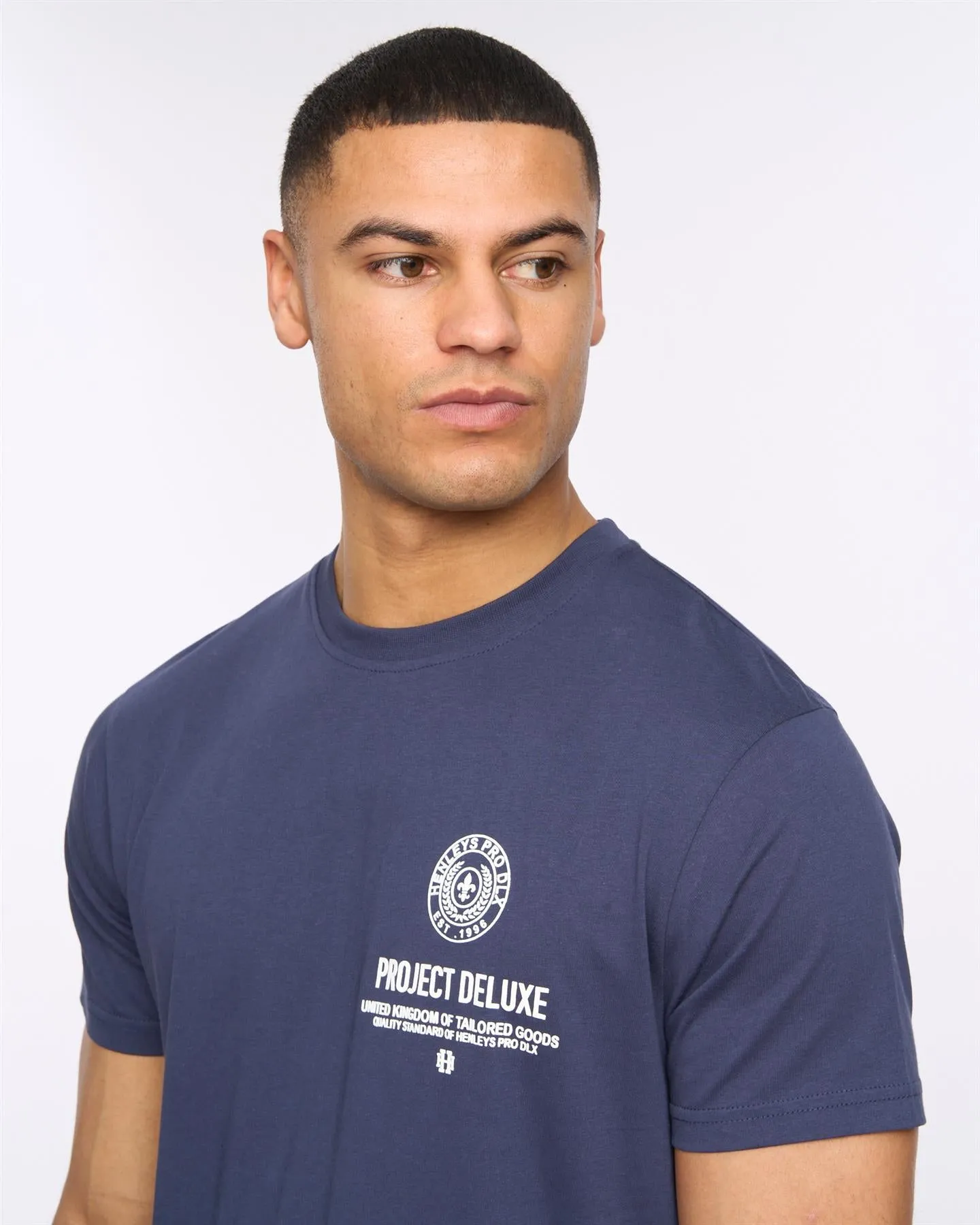 Henstamp T-Shirt Navy sold by Henleys product image thumbnail 4