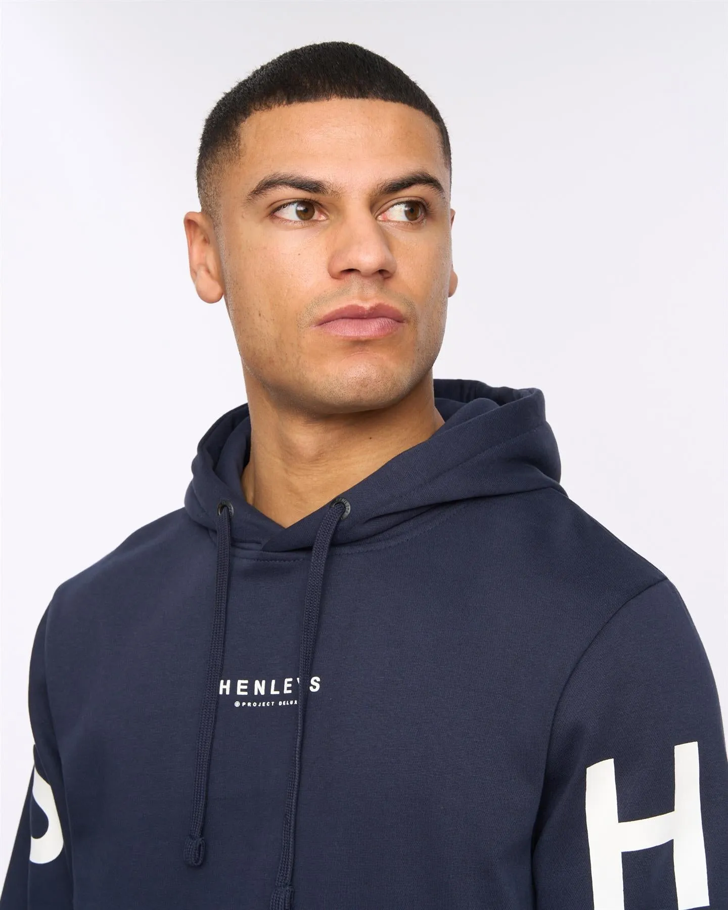 Hensleeve Hoodie Navy sold by Henleys product image thumbnail 5