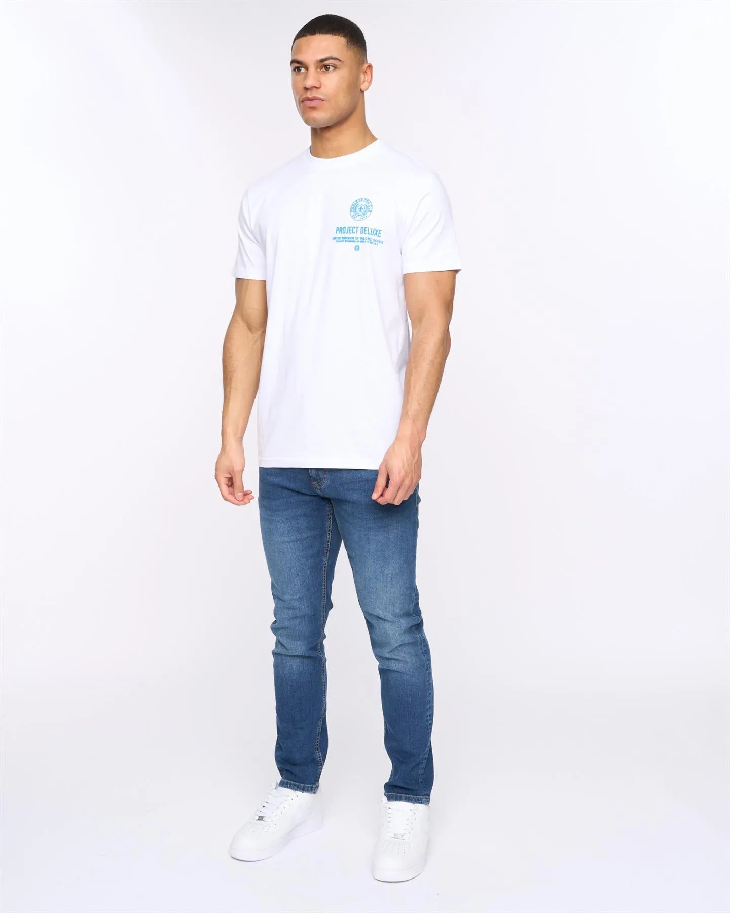 Henstamp T-Shirt Optic White sold by Henleys product image thumbnail 3