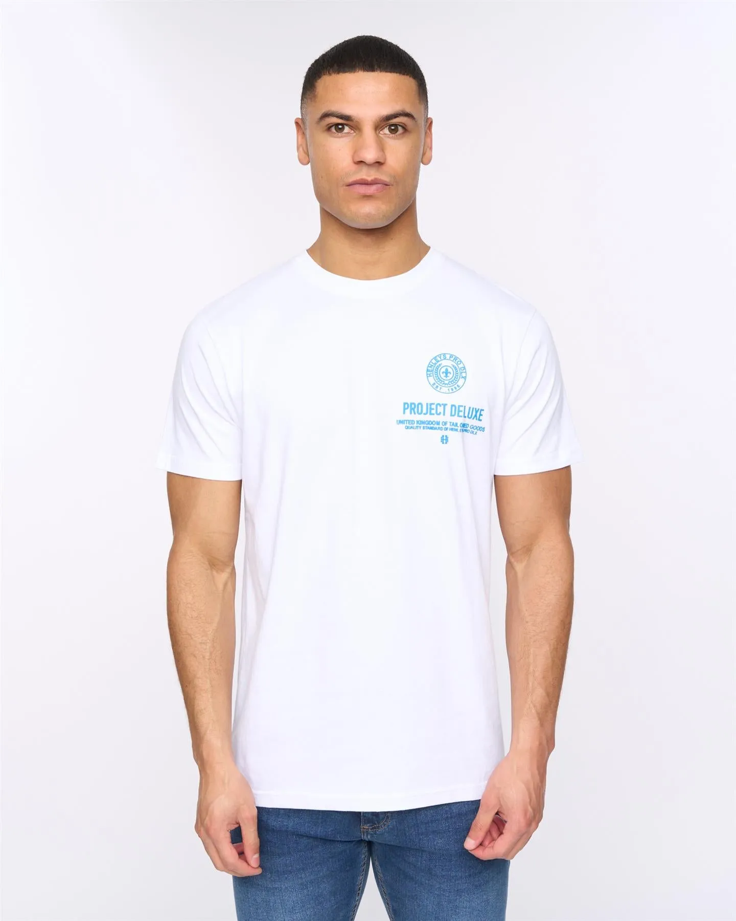 Henstamp T-Shirt Optic White sold by Henleys