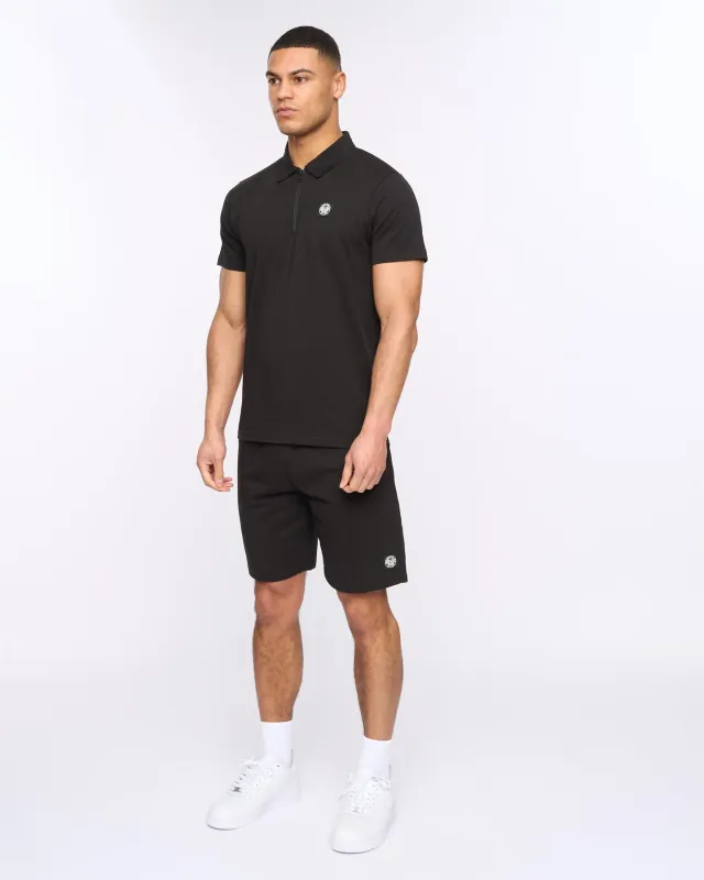 Henychill Polo/Shorts Set Black sold by Henleys
