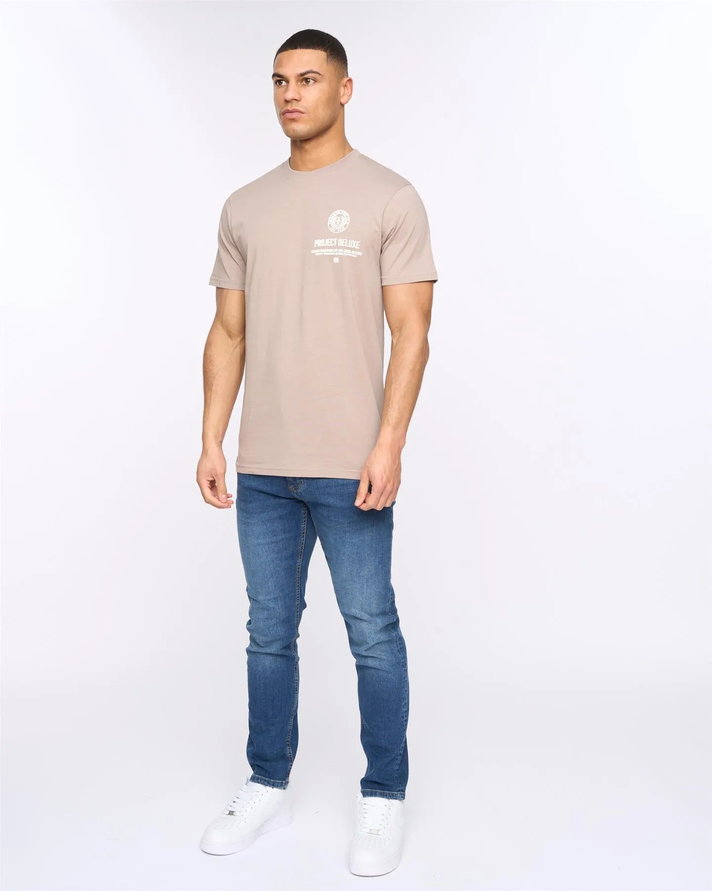 Henstamp T-Shirt Taupe sold by Henleys product image thumbnail 3