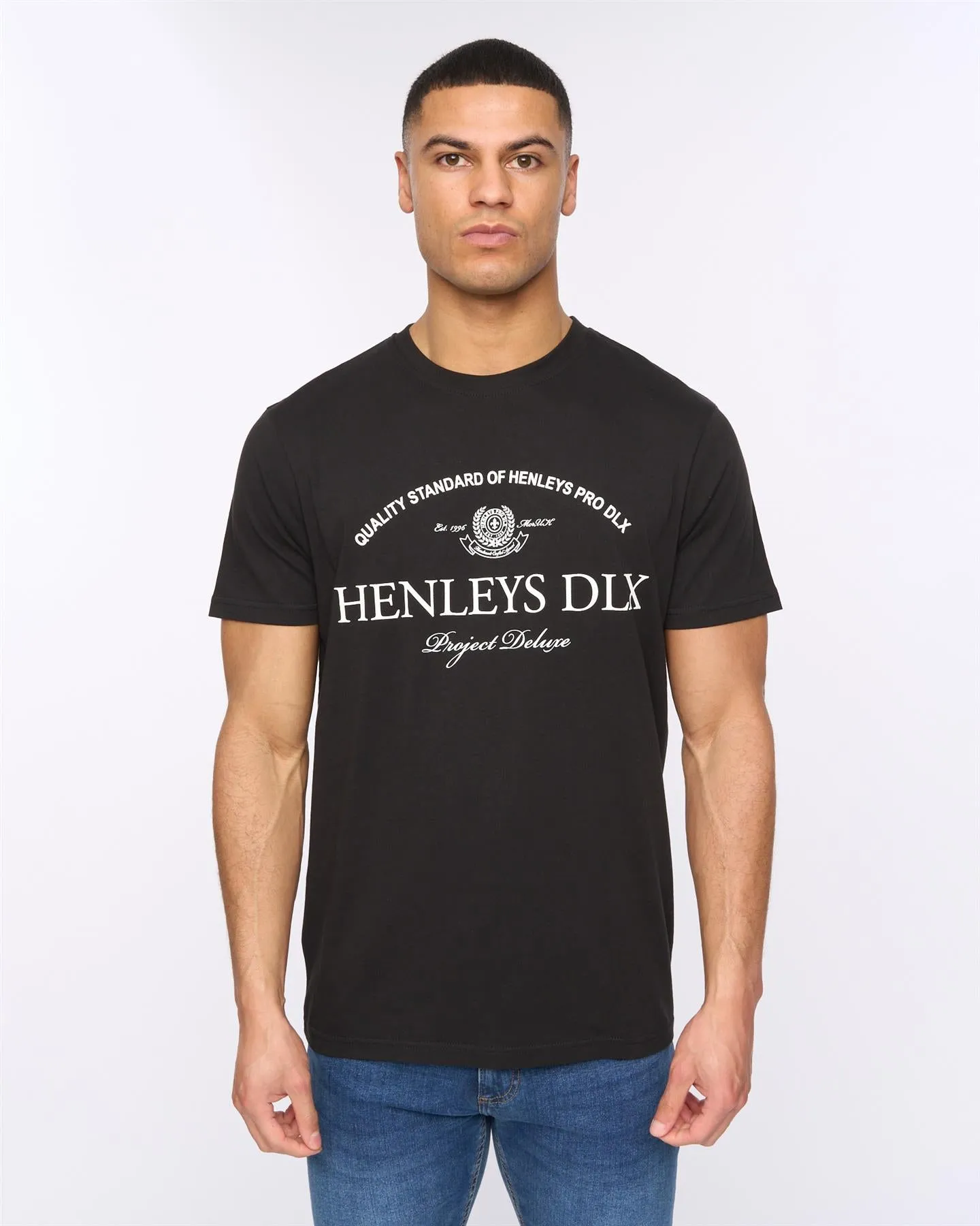 Henclose T-Shirt Black sold by Henleys