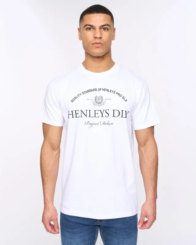 Henclose T-Shirt White sold by Henleys