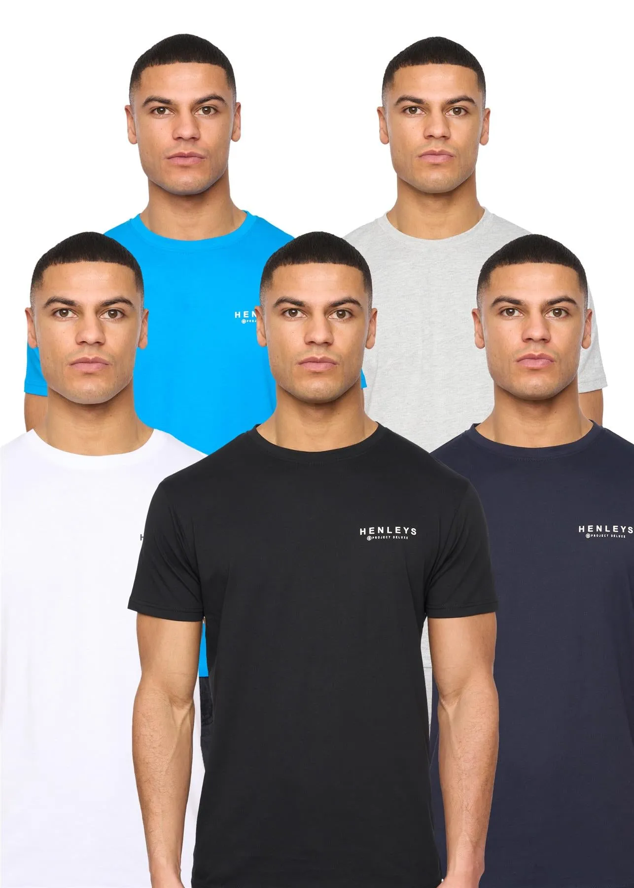 Henycore T-Shirt 5pk Assorted sold by Henleys