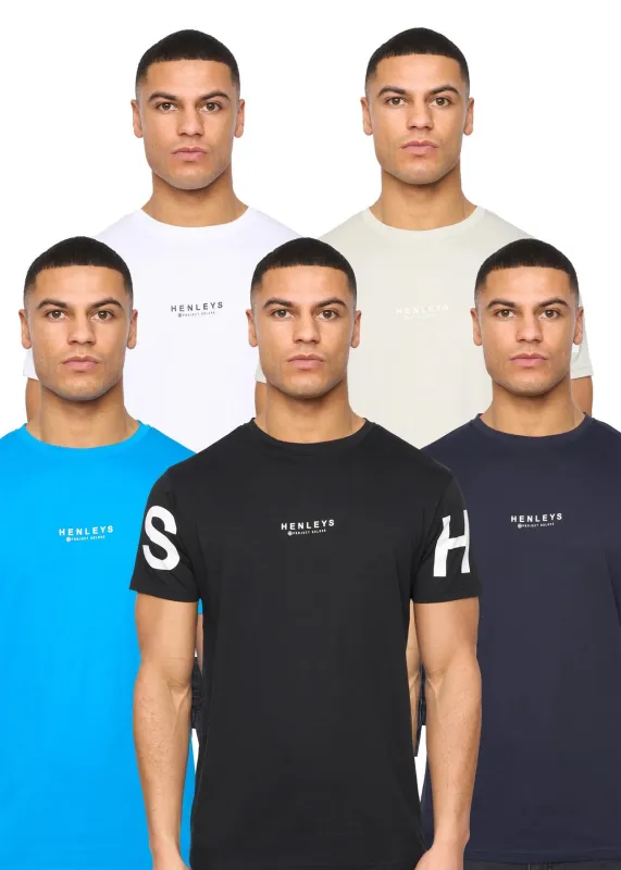 Hensleeve T-Shirt 5pk Assorted sold by Henleys