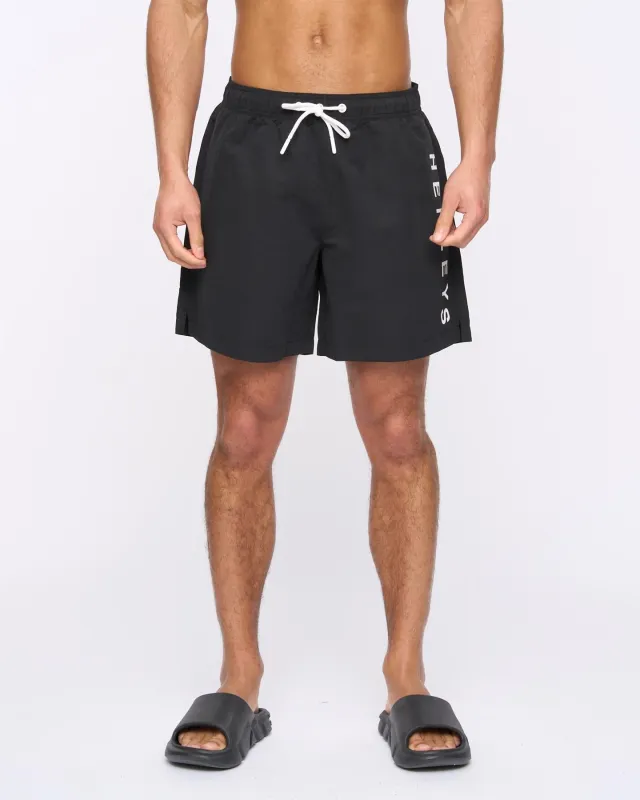 Henybold Swim Shorts Black sold by Henleys