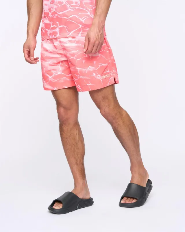 Henpool Swim Shorts Coral sold by Henleys