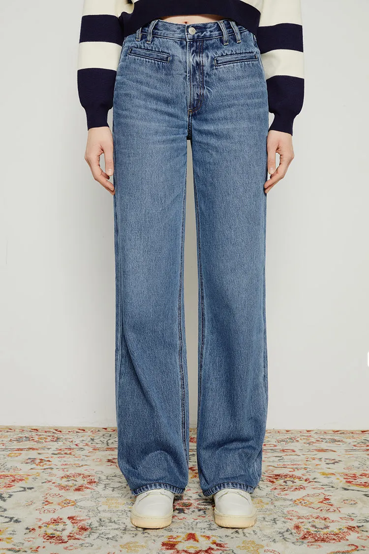 Coney Island Whitefish High Rise Wide Jeans HJ142 sold by Hey Joanie product image thumbnail 5