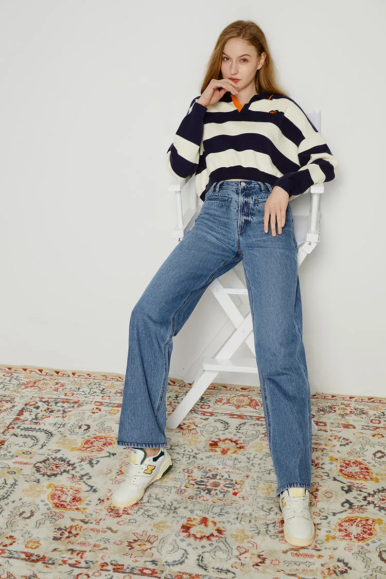 Coney Island Whitefish High Rise Wide Jeans HJ142 sold by Hey Joanie product image thumbnail 3