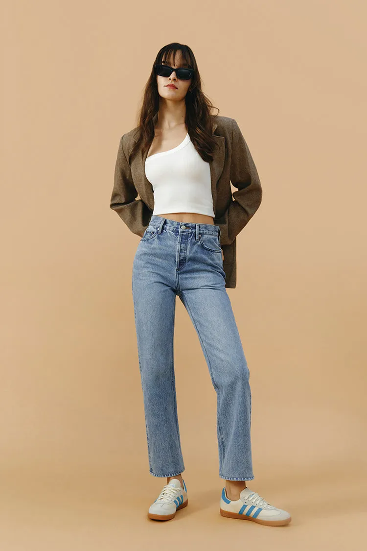 Manhattan High Rise Straight Ankle Jeans HJ160 sold by Hey Joanie