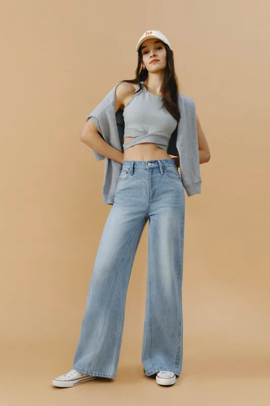 Angeles High Rise Baggy Jeans HJ103 sold by Hey Joanie