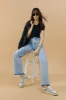 Coney Island Whitefish Tweed Wide Jeans HJ007 sold by Hey Joanie