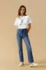 Activity Grrrl High Rise Kick Crop Jeans HJ017 sold by Hey Joanie