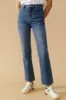 Activity Grrrl High Rise Kick Crop Jeans HJ017 sold by Hey Joanie
