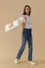 Activity Grrrl High Rise Kick Crop Jeans HJ017 sold by Hey Joanie