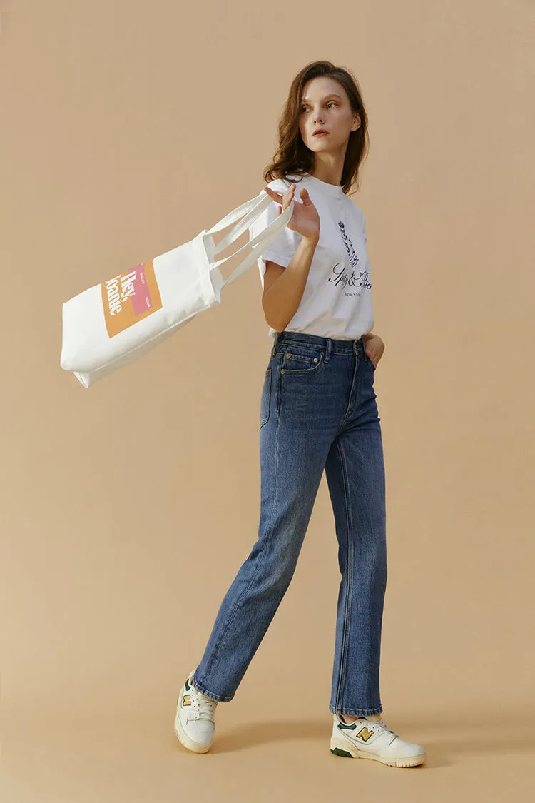 Activity Grrrl High Rise Kick Crop Jeans HJ017 sold by Hey Joanie product image thumbnail 3
