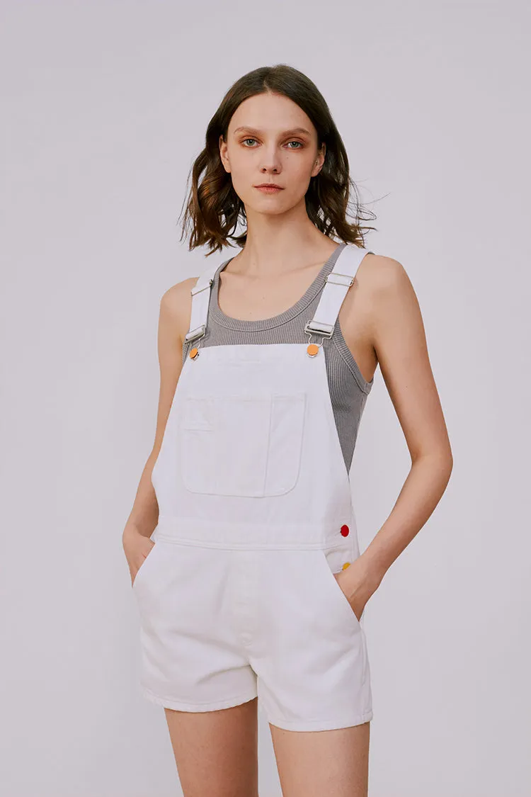 Rainbow Overall Shorts HJ109 sold by Hey Joanie product image thumbnail 5