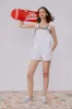 Rainbow Overall Shorts HJ109 sold by Hey Joanie