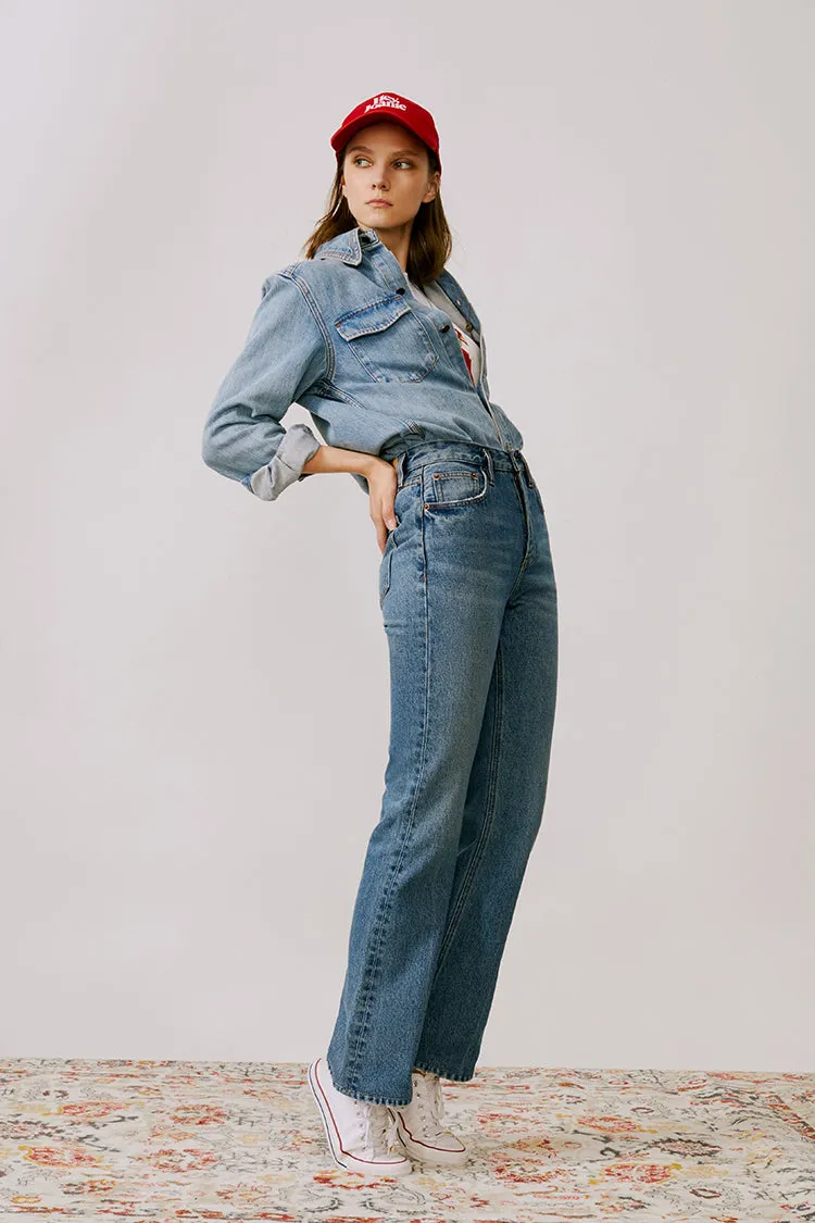 The French Song Mid Rise Bootcut Jeans sold by Hey Joanie product image thumbnail 2