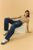 Coney Island Whitefish High Rise Wide Jeans HJ007 sold by Hey Joanie