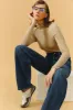 Coney Island Whitefish High Rise Wide Jeans HJ007 sold by Hey Joanie