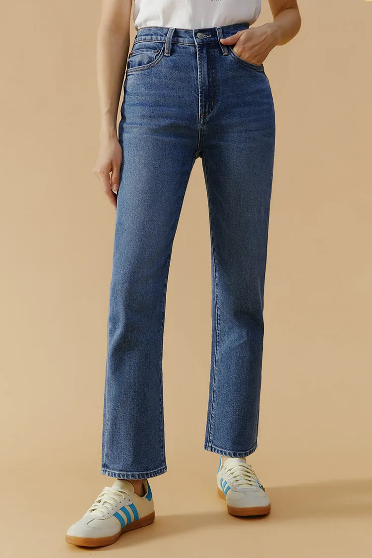 Chelsea High Rise Straight Crop Jeans HJ005 sold by Hey Joanie product image thumbnail 5