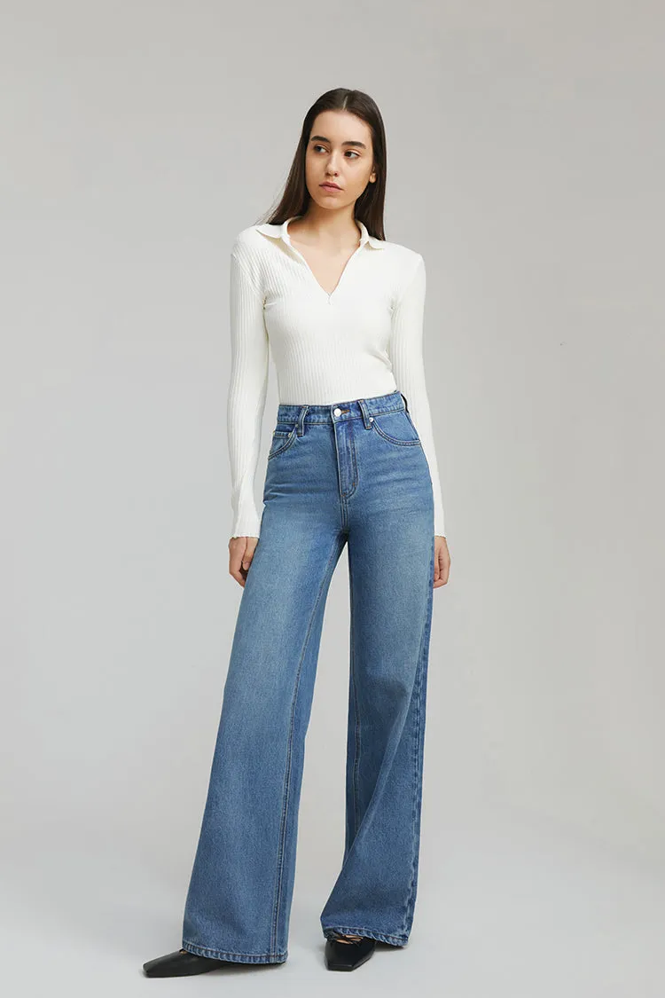 Angeles High Rise Baggy Jeans HJ103 sold by Hey Joanie