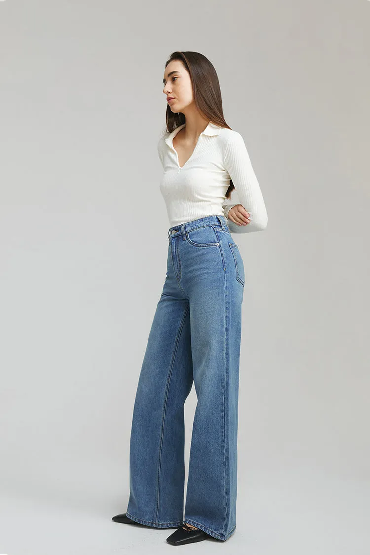 Angeles High Rise Baggy Jeans HJ103 sold by Hey Joanie product image thumbnail 4