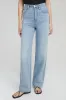 Coney Island Whitefish High Rise Wide Jeans HJ007 sold by Hey Joanie