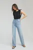 Coney Island Whitefish High Rise Wide Jeans HJ007 sold by Hey Joanie