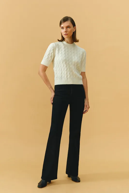Barbara High Rise Bootcut Jeans HJ004 sold by Hey Joanie
