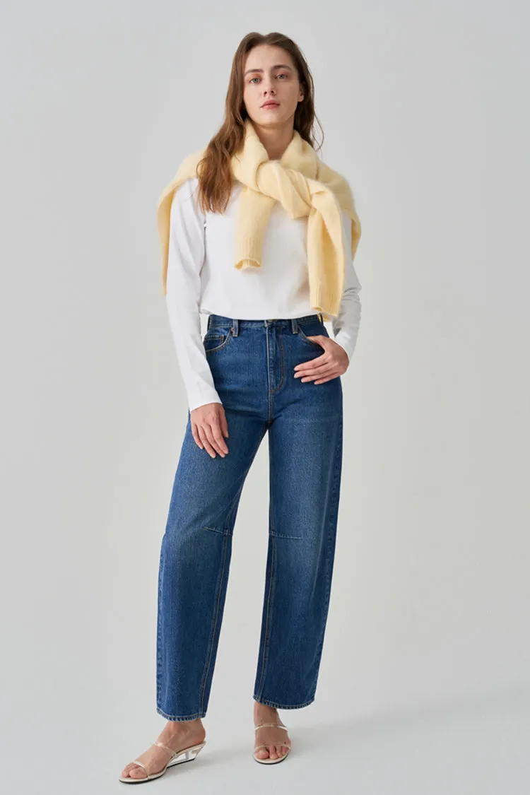 Light Pleat Relaxed Jean HJ058 sold by Hey Joanie