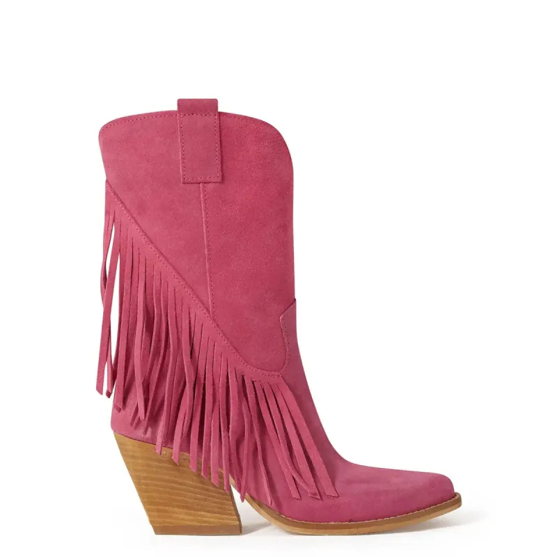 Shocking Pink Dakota Texan Boots sold by Kali Shoes