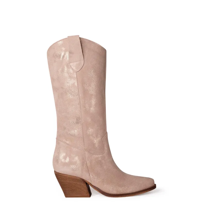 Shine Laminate Texan Boots sold by Kali Shoes