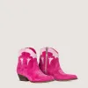 Vicky Fuchsia Texan boots sold by Kali Shoes