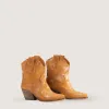 Leila Shine Leather Texan boots sold by Kali Shoes