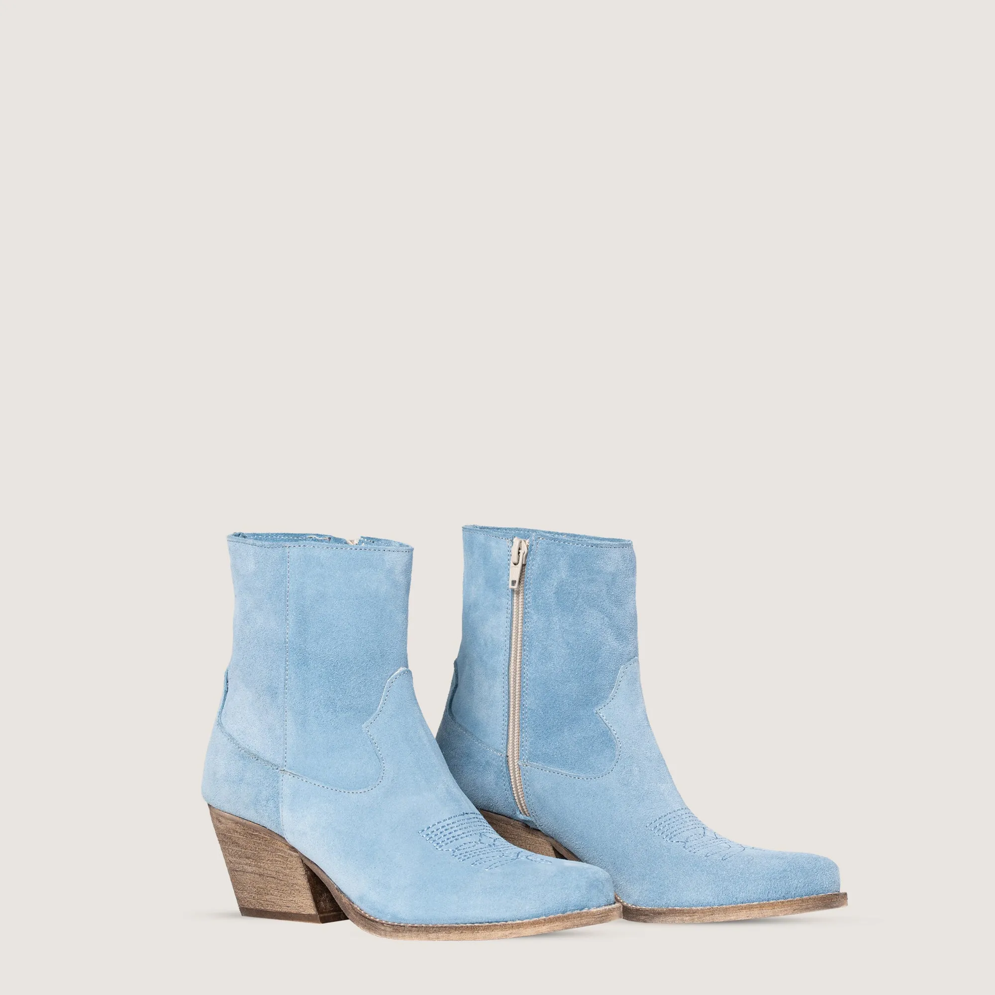 Janice Sky Texan ankle boots in suede sold by Kali Shoes product image thumbnail 3
