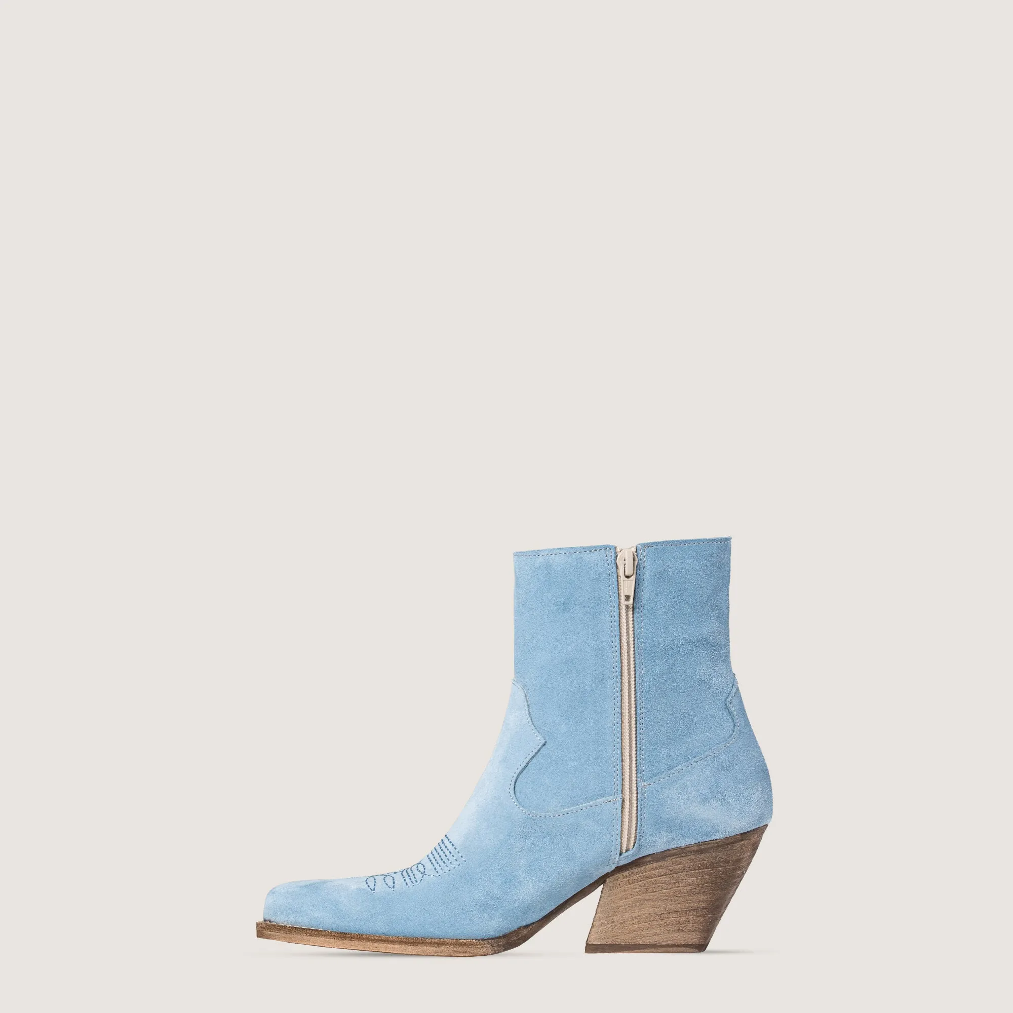 Janice Sky Texan ankle boots in suede sold by Kali Shoes product image thumbnail 4