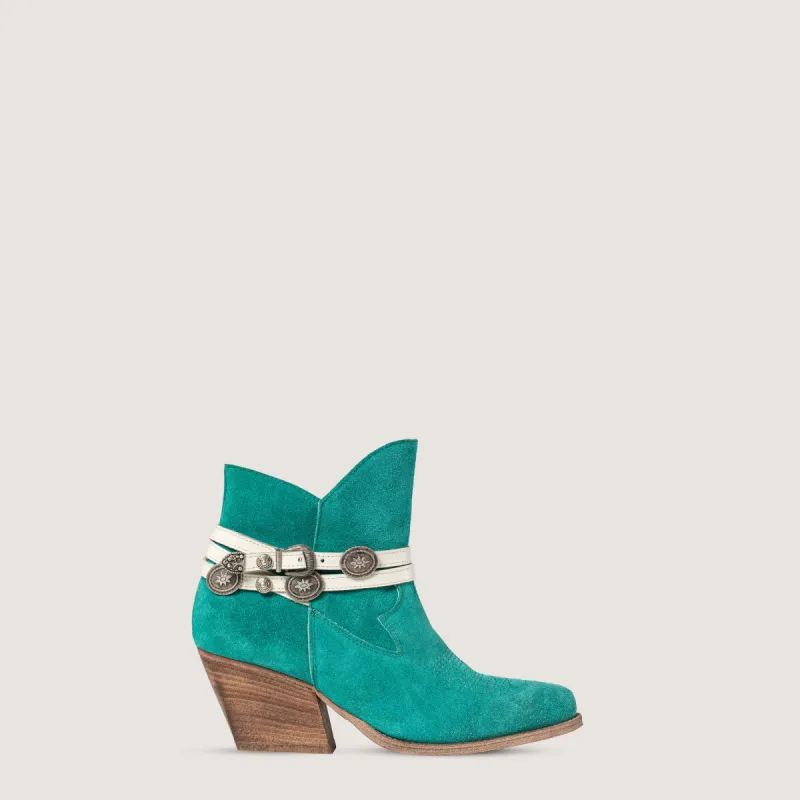 Jolene Aquamarine Ankle Boots sold by Kali Shoes