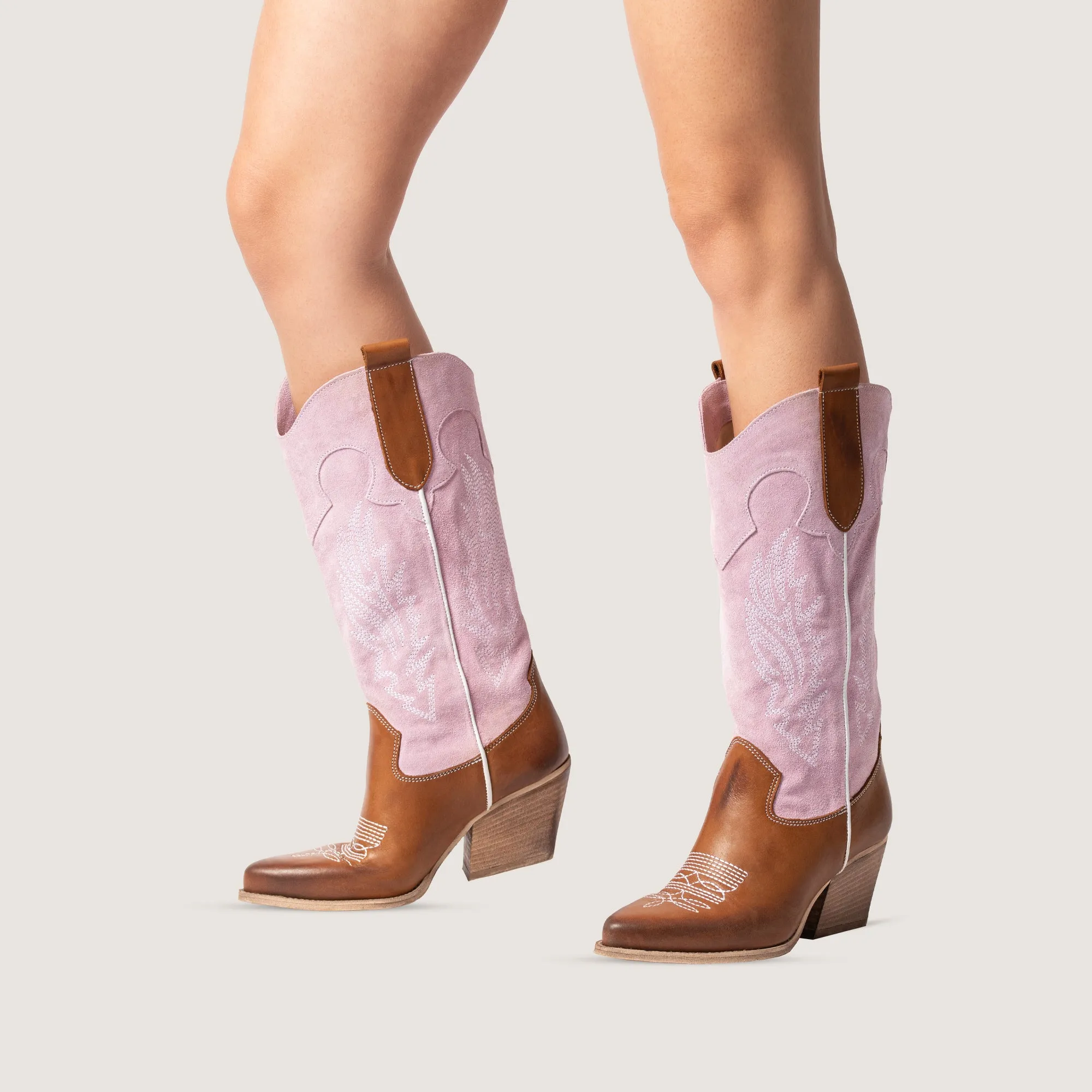 Savannah Pink Texan Boots sold by Kali Shoes product image thumbnail 2