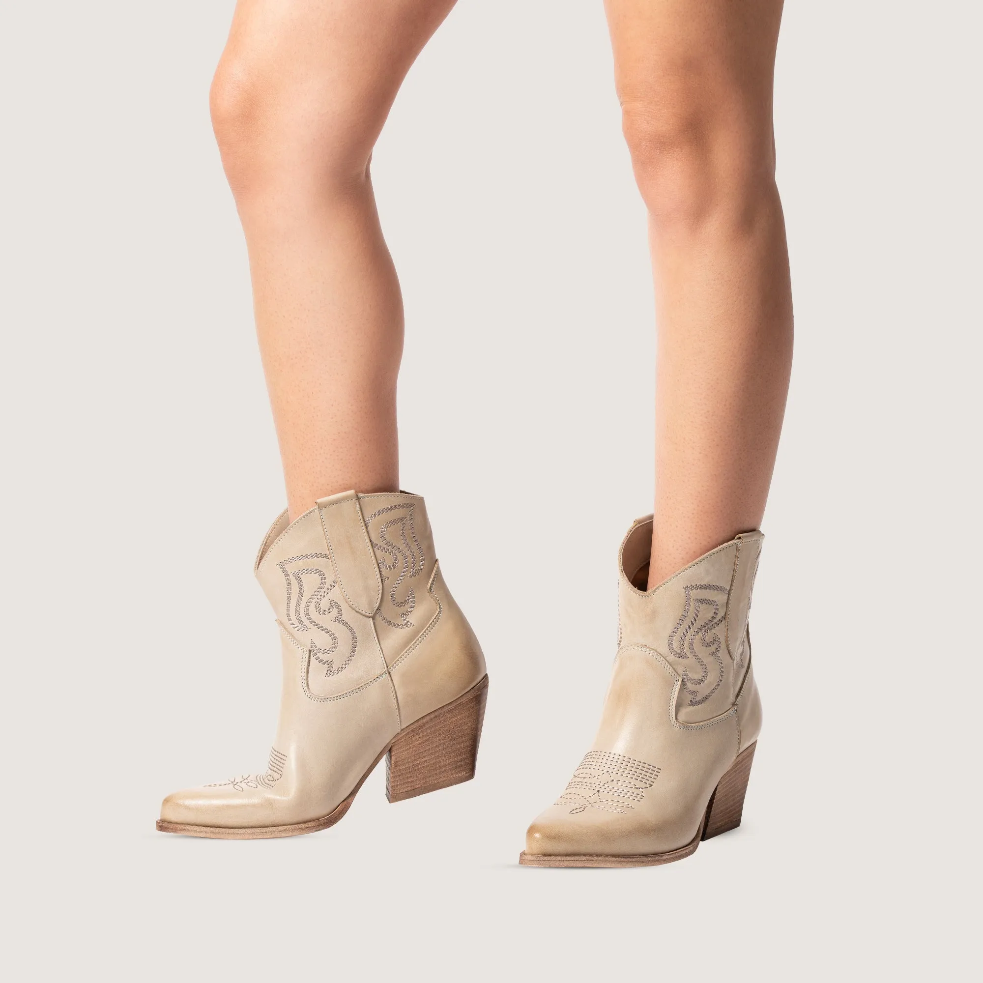 Bradley Texan Boots Beige sold by Kali Shoes product image thumbnail 2