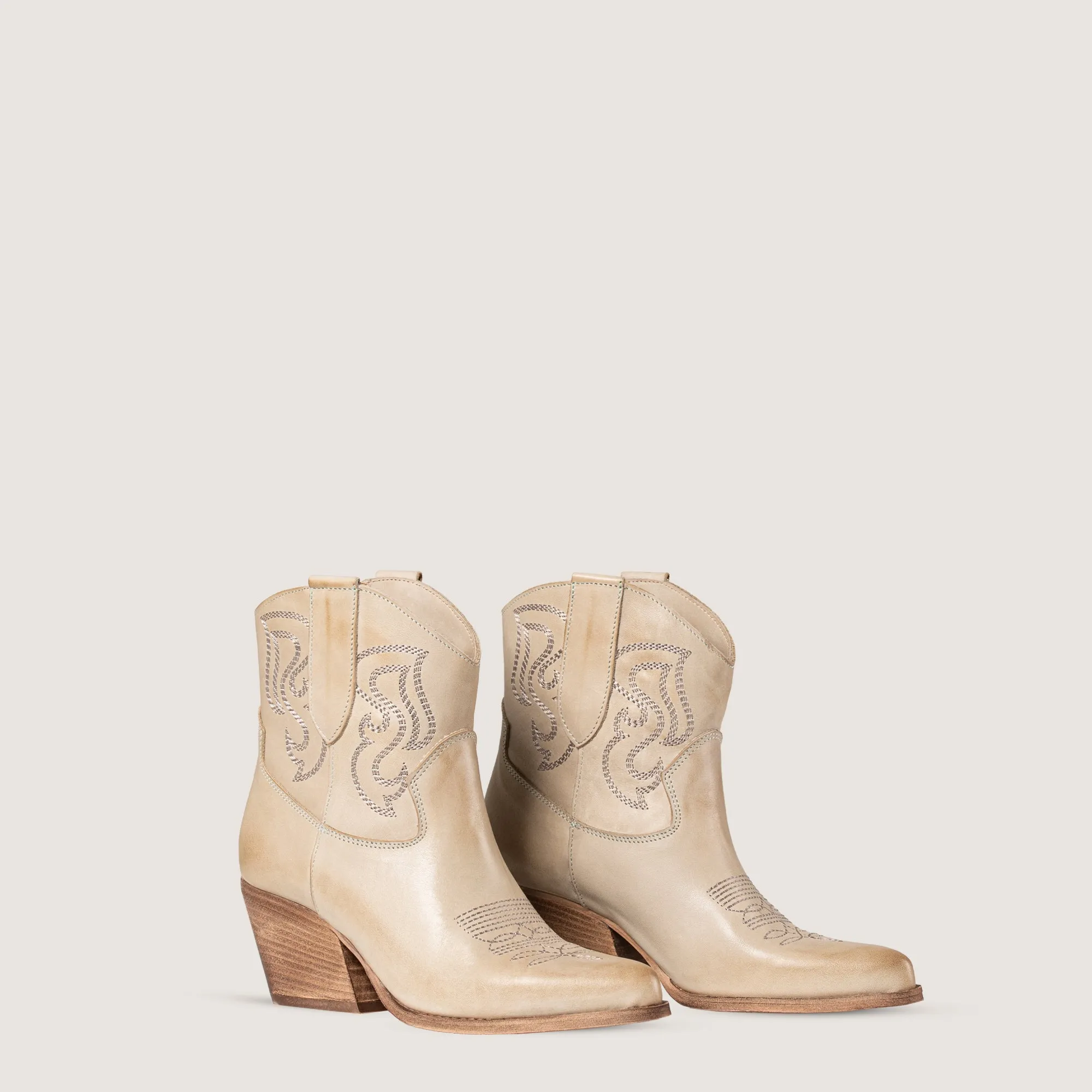 Bradley Texan Boots Beige sold by Kali Shoes product image thumbnail 3