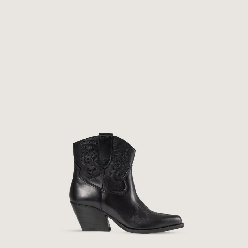 Bradley Black Texan Boots  sold by Kali Shoes