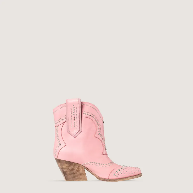 Ivy Pink Texan Boots sold by Kali Shoes